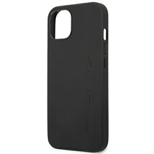 Заредете изображение във визуализатора на галерията – AMG AMHCP14SDOLBK iPhone 14 6.1 "black / black hardcase Leather Hot Stamped - TopMag
