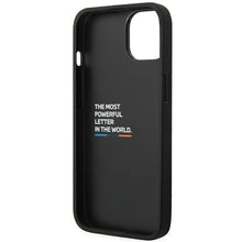 Заредете изображение във визуализатора на галерията – Case BMW BMHCP14M22NBCK iPhone 14 Plus 6.7 "black / black Leather Carbon - TopMag
