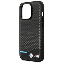 Заредете изображение във визуализатора на галерията – Case BMW BMHCP14X22NBCK iPhone 14 Pro Max 6.7 "black / black Leather Carbon - TopMag
