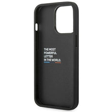 Заредете изображение във визуализатора на галерията – Case BMW BMHCP14X22NBCK iPhone 14 Pro Max 6.7 "black / black Leather Carbon - TopMag
