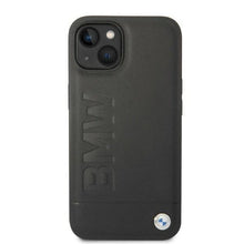 Заредете изображение във визуализатора на галерията – Case BMW BMHMP14MSLLBK iPhone 14 Plus 6.7 "black / black hardcase Signature Logo Imprint Magsafe - TopMag
