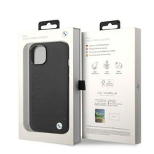 Заредете изображение във визуализатора на галерията – Case BMW BMHMP14MSLLBK iPhone 14 Plus 6.7 "black / black hardcase Signature Logo Imprint Magsafe - TopMag
