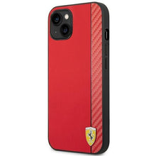 Заредете изображение във визуализатора на галерията – Ferrari FEHCP14MAXRE iPhone 14 Plus 6.7 "red / red hardcase Carbon - TopMag
