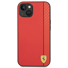 Заредете изображение във визуализатора на галерията – Ferrari FEHCP14MAXRE iPhone 14 Plus 6.7 "red / red hardcase Carbon - TopMag
