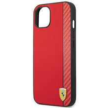 Заредете изображение във визуализатора на галерията – Ferrari FEHCP14MAXRE iPhone 14 Plus 6.7 "red / red hardcase Carbon - TopMag
