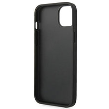 Заредете изображение във визуализатора на галерията – Ferrari FEHCP14SRBUK iPhone 14 6.1 "black / black hardcase Leather Stamp Sides - TopMag
