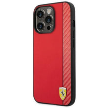 Заредете изображение във визуализатора на галерията – Ferrari FEHCP14XAXRE iPhone 14 Pro Max 6.7 "red / red hardcase Carbon - TopMag
