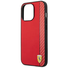 Заредете изображение във визуализатора на галерията – Ferrari FEHCP14XAXRE iPhone 14 Pro Max 6.7 "red / red hardcase Carbon - TopMag
