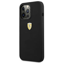 Заредете изображение във визуализатора на галерията – Ferrari FESSIHCP13LBK iPhone 13 Pro / 13 6.1 "black / black hardcase Silicone - TopMag
