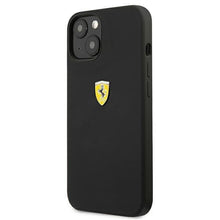 Заредете изображение във визуализатора на галерията – Ferrari FESSIHCP13MBK iPhone 13 6.1 "black / black hardcase Silicone - TopMag
