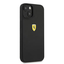 Заредете изображение във визуализатора на галерията – Ferrari FESSIHCP13MBK iPhone 13 6.1 "black / black hardcase Silicone - TopMag
