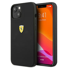 Заредете изображение във визуализатора на галерията – Ferrari FESSIHCP13SBK iPhone 13 mini 5.4 "black / black hardcase Silicone - TopMag
