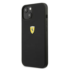 Заредете изображение във визуализатора на галерията – Ferrari FESSIHCP13SBK iPhone 13 mini 5.4 "black / black hardcase Silicone - TopMag
