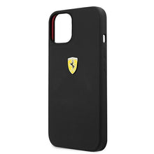 Заредете изображение във визуализатора на галерията – Ferrari FESSIHCP13SBK iPhone 13 mini 5.4 "black / black hardcase Silicone - TopMag
