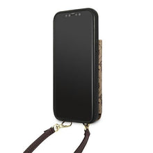 Заредете изображение във визуализатора на галерията – Guess GUHCP12MCB4GB iPhone 12/12 Pro 6.1 "brown / brown hardcase 4G Crossbody Cardslot - TopMag
