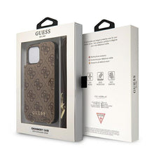 Заредете изображение във визуализатора на галерията – Guess GUHCP12MCB4GB iPhone 12/12 Pro 6.1 "brown / brown hardcase 4G Crossbody Cardslot - TopMag
