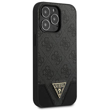 Заредете изображение във визуализатора на галерията – Guess GUHCP13LPU4GHBK iPhone 13 Pro / 13 6.1 "gray / gray hardcase 4G Triangle Collection - TopMag
