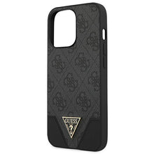 Заредете изображение във визуализатора на галерията – Guess GUHCP13LPU4GHBK iPhone 13 Pro / 13 6.1 "gray / gray hardcase 4G Triangle Collection - TopMag

