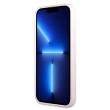 Заредете изображение във визуализатора на галерията – Guess GUHCP13SPSASBPU iPhone 13 mini 5,4 "purple / purple Saffiano Hot Stamp &amp; Metal Logo - TopMag
