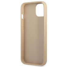 Заредете изображение във визуализатора на галерията – Guess GUHCP13SPSATLE iPhone 13 mini 5,4 "beige / beige hardcase SaffianoTriangle Logo - TopMag
