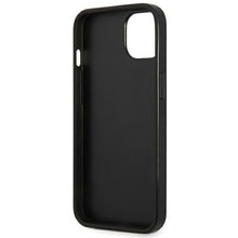 Заредете изображение във визуализатора на галерията – Guess GUHCP13SPSATLG iPhone 13 mini 5,4 "silver / silver hardcase SaffianoTriangle Logo - TopMag
