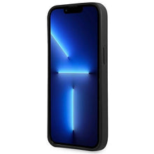 Заредете изображение във визуализатора на галерията – Guess GUHCP13SPSATLK iPhone 13 mini 5,4 "black / black hardcase SaffianoTriangle Logo - TopMag
