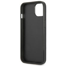 Заредете изображение във визуализатора на галерията – Guess GUHCP13SPSATLK iPhone 13 mini 5,4 "black / black hardcase SaffianoTriangle Logo - TopMag
