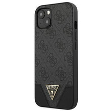 Заредете изображение във визуализатора на галерията – Guess GUHCP13SPU4GHBK iPhone 13 Mini 5,4 "gray / gray hardcase 4G Triangle Collection - TopMag

