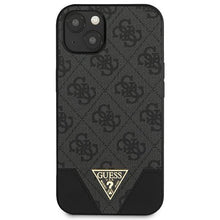 Заредете изображение във визуализатора на галерията – Guess GUHCP13SPU4GHBK iPhone 13 Mini 5,4 "gray / gray hardcase 4G Triangle Collection - TopMag
