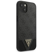 Заредете изображение във визуализатора на галерията – Guess GUHCP13SPU4GHBK iPhone 13 Mini 5,4 "gray / gray hardcase 4G Triangle Collection - TopMag
