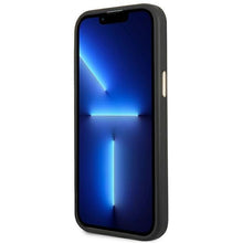 Заредете изображение във визуализатора на галерията – Guess GUHCP14LHG4SHK iPhone 14 Pro 6.1 "black / black hard case 4G Vintage Gold Logo - TopMag
