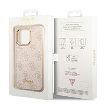Заредете изображение във визуализатора на галерията – Guess GUHCP14LHG4SHP iPhone 14 Pro 6.1 "pink / pink hard case 4G Vintage Gold Logo - TopMag
