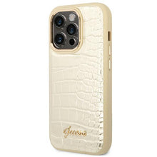 Заредете изображение във визуализатора на галерията – Guess GUHCP14LHGCRHD iPhone 14 Pro 6.1 "gold / gold hardcase Croco Collection - TopMag
