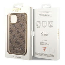 Заредете изображение във визуализатора на галерията – Guess GUHCP14MGF4GBR iPhone 14 Plus 6,7 "brown / brown hardcase 4G Charms Collection - TopMag

