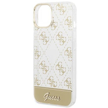 Заредете изображение във визуализатора на галерията – Guess GUHCP14MHG4MHG iPhone 14 Plus 6.7 "gold / gold hardcase 4G Pattern Script - TopMag

