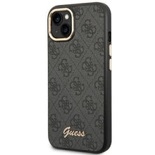 Заредете изображение във визуализатора на галерията – Guess GUHCP14MHG4SHK iPhone 14 Plus 6.7 "black / black hard case 4G Vintage Gold Logo - TopMag
