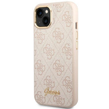 Заредете изображение във визуализатора на галерията – Guess GUHCP14MHG4SHP iPhone 14 Plus 6.7 "pink / pink hard case 4G Vintage Gold Logo - TopMag
