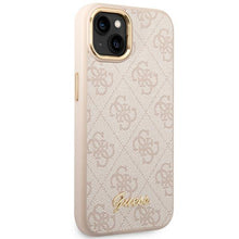 Заредете изображение във визуализатора на галерията – Guess GUHCP14MHG4SHP iPhone 14 Plus 6.7 "pink / pink hard case 4G Vintage Gold Logo - TopMag
