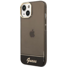 Заредете изображение във визуализатора на галерията – Guess GUHCP14MHGCOK iPhone 14 Plus 6.7 "black / black hardcase Translucent - TopMag
