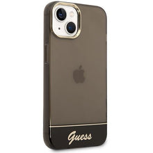 Заредете изображение във визуализатора на галерията – Guess GUHCP14MHGCOK iPhone 14 Plus 6.7 "black / black hardcase Translucent - TopMag
