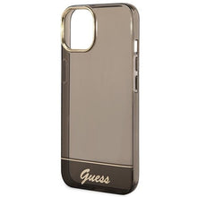 Заредете изображение във визуализатора на галерията – Guess GUHCP14MHGCOK iPhone 14 Plus 6.7 "black / black hardcase Translucent - TopMag
