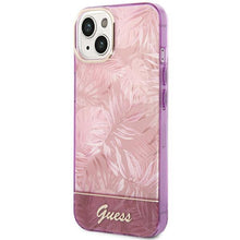 Заредете изображение във визуализатора на галерията – Guess GUHCP14MHGJGHP iPhone 14 Plus 6.7 "pink / pink hardcase Jungle Collection - TopMag

