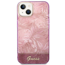 Заредете изображение във визуализатора на галерията – Guess GUHCP14MHGJGHP iPhone 14 Plus 6.7 "pink / pink hardcase Jungle Collection - TopMag
