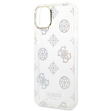 Заредете изображение във визуализатора на галерията – Guess GUHCP14MHTPPTH iPhone 14 Plus 6.7 "clear / transparent hard case Peony Glitter - TopMag

