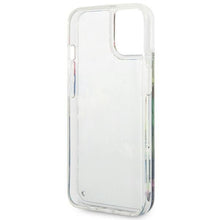 Заредете изображение във визуализатора на галерията – Guess GUHCP14MLFLSB iPhone 14 Plus 6.7 "blue / blue hardcase Flower Liquid Glitter - TopMag
