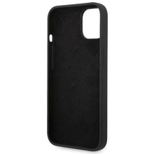 Заредете изображение във визуализатора на галерията – Guess GUHCP14MSLSMK iPhone 14 Plus 6.7 "black / black hard case Silicone Vintage Gold Logo - TopMag
