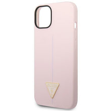 Заредете изображение във визуализатора на галерията – Guess GUHCP14MSLTGU iPhone 14 Plus 6.7 "purple / purple hardcase Silicone Triangle - TopMag
