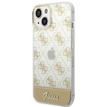 Заредете изображение във визуализатора на галерията – Guess GUHCP14SHG4MHG iPhone 14 6.1 "gold / gold hardcase 4G Pattern Script - TopMag
