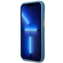 Заредете изображение във визуализатора на галерията – Guess GUHCP14SHG4SHB iPhone 14 6.1 "blue / blue hard case 4G Vintage Gold Logo - TopMag
