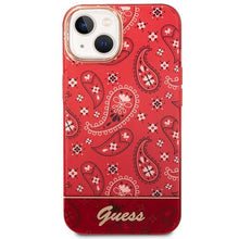 Заредете изображение във визуализатора на галерията – Guess GUHCP14SHGBNHR iPhone 14 6.1 "red / red hardcase Bandana Paisley - TopMag
